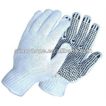 7 gauge palm PVC dotted gloves